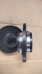Brides rondes en caoutchouc EPDM avec colliers de serrage en acier inoxydable pour la fabrication et la maintenance automobile, raccord de bride haute pression - Product Image 2