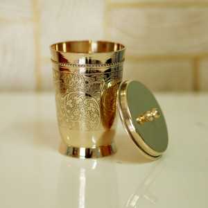 Bouteille de 250 ml à bouchon vissé, motif rayé, en cuivre gravé, design classique, écologique, faite à la main, de luxe, personnalisable, la plus vendue, compatible lave-vaisselle - Product Image 2