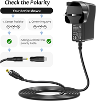 Alimentation électrique 12V 3A, adaptateur universel AC/DC, transformateur avec 10 connecteurs DC pour appareils électroniques domestiques 12V 1A 2A 3A, 36W max.
