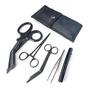 Trauma Shears Combo Pack Holster Tactical Silver Heavy Duty Manual Stainless Steel EMS Paramedic <b>Ambulance</b> Rescue Medical - Product Image 1