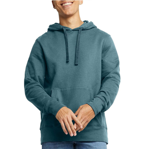 Sudaderas con capucha de alta calidad para hombre, ligeras, 100% algodón, estilo urbano, holgadas, para invierno - Product Image 1
