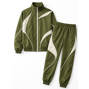 Trajes Deportivos Cortavientos para Hombre, Resistentes y Sólidos, Ropa Deportiva de Alto Rendimiento, Diseñada para Entrenamientos en el Gimnasio, Fitness al Aire Libre, Estilo Casual Moderno - Product Image 1