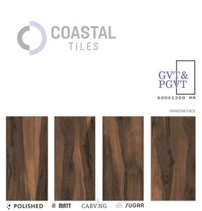 Azulejos con aspecto de madera 2x4, azulejos de porcelana pulida de 9 mm, 600x1200 mm / 24x48, diseño clásico moderno, azulejos de ladrillo refractario de primera calidad, certificados CE - Product Image 1