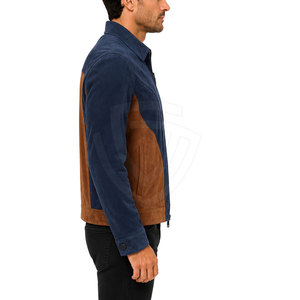 Premium <b>Suede</b> <b>Leather</b> <b>Jacket</b> Featuring Modern Tailored Silhouette Soft Texture And Zip Closure For Everyday Lifestyle Clothing - Product Image 6