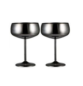 Verre à Martini en Acier Inoxydable Rose Cuivré Antique 450ml – Gobelet à Vin, Cocktail, Champagne – Accessoires de Bar Rose - Product Image 2