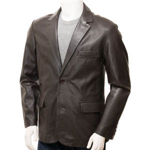 Veste d'hiver pour homme en cuir de vache véritable, imperméable, coupe-vent, respirante, style streetwear, fabriquée par un fabricant professionnel - Product Image 1