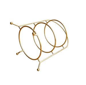 Gold Metal 3 Tier <b>Cake</b> <b>Stand</b> Multi Layer Round Dessert Display Rack Reusable - Product Image 3