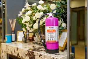 Extincteur à batterie au lithium-ion 6L Nouvelle technologie Équipement de véhicule électronique Extincteur polyvalent - Product Image 6