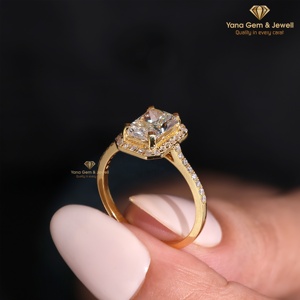 แหวนของขวัญวันเกิดทรงมรกตประดับเพชร CVD แล็บโกรว์ 1.50 กะรัต ทองคำแท้ 14K ได้รับการรับรองจาก IGI สี E ความสะอาด VVS2 - Product Image 4