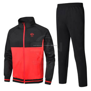 Chándal de invierno ajustado para hombre de alta calidad personalizado 100% algodón transpirable conjunto con opción de venta en línea y logotipo personalizado - Product Image 1