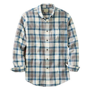 Chemise en flanelle de coton mélangé de qualité supérieure avec tissu respirant et coupe décontractée pour homme, confort quotidien en extérieur - Product Image 1