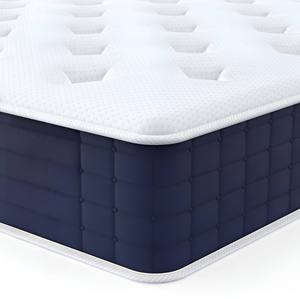Matelas Eurp Top Spring 10 pouces, matelas hybride à ressorts ensachés, 5 zones, ressorts ensachés individuels, respectueux de l'environnement - Product Image 1