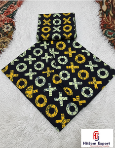 Custom African Wax Print Cotton Fabric Ankara Kitenge for Logo Design Garment Manufacturing Bulk OEM ODM Service Provider - Product Image 3