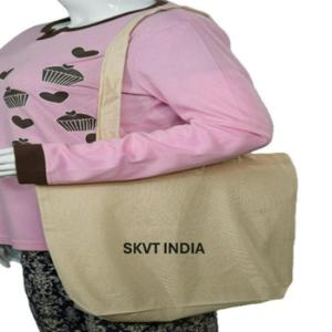 High Quality <b>Medium</b> 100%Cotton Animal Prints Eco-Friendly Reusable Beach Tote Shoulder Multi-Purpose Shopping <b>Bag</b> Zipper Closure - Product Image 3