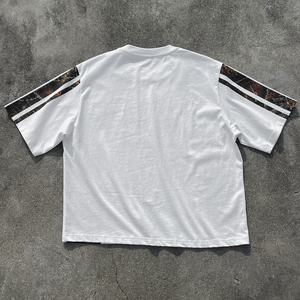Nouveaux T-shirts Camouflage de Haute Qualité en Coton à Col Rond Imprimé, Coupe Ample et Épaules Tombantes, Grammage Lourd - Product Image 2