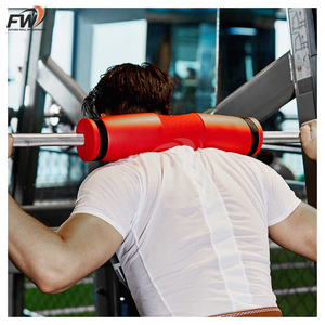 Custom Pu Leather Barbell Pad For Hip Thrusts <b>Squats</b> And Lunges Adjustable <b>Squat</b> <b>Bar</b> For Gym Use Neck Shoulder Protective - Product Image 2