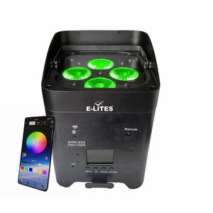 <span class=keywords><strong>ราคา</strong></span>ดี 4x18W RGBWA UV 6in1 <span class=keywords><strong>แบ</strong></span><span class=keywords><strong>ต</strong></span>เตอรี่ led ไร้สายแสงที่<span class=keywords><strong>ต</strong></span>ราไว้หุ้น dmx uplight - Product Image 1