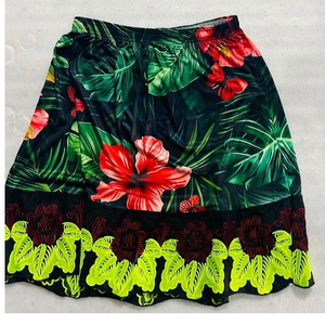 Vêtements d'été pour femmes avec impression par sublimation, jupe à fleurs, jupe hawaïenne à imprimé tropical, robe personnalisée, jupe de haute qualité - Product Image 5
