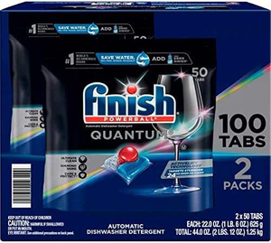 Detergente para Lavavajillas Finish Powerball Quantum, 50 Tabletas (Paquete de 2) - Product Image 2