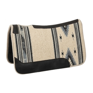 Indian Manufacturer Lightweight Cotton Genuine Leather Saddle Pads Plain Dyed for <b>Men</b> Competition Use - Product Image 1