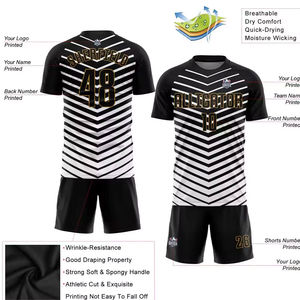 Maillot de football 2026 pour homme – Respirant, séchage rapide, personnalisable avec nom et numéros d'équipe – Maillot de sport de haute qualité - Product Image 4