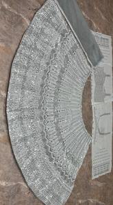 Lehenga Choli de créateur pour mariage avec broderie de sequins, Cancan et Patta en toile, fausse fourrure extensible, tenue de soirée - Product Image 5