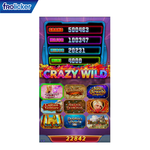 แผงวงจรเกมอาร์เคดจอเดี่ยว CRAZY WILD VERTICAL V4 รุ่นภาษาอังกฤษ สำหรับเครื่องเล่นเกมหยอดเหรียญ ยี่ห้อ FRO ปลั๊กแบบ US - Product Image 1
