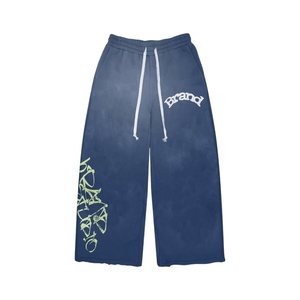 Survêtement Homme Streetwear Y2K Vintage Délavé Effet Graffiti 320 GSM Épais Hiver Design 2-en-1 - Product Image 4