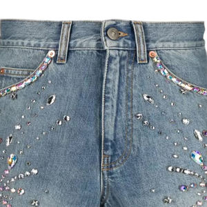 Pantalones Cortos de Mezclilla para Hombre, Estilo Deportivo, de Verano, de Alta Calidad y Bajo Precio, de Secado Rápido, con Pedrería - Product Image 3