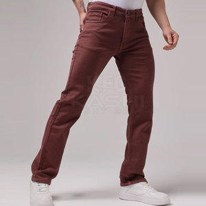 Proveedor Mayorista de Jeans Casuales Rectos Ligeros de Calidad Premium, 100% Algodón Elástico, Servicio OEM, MOQ Bajo, para Hombre - Product Image 4