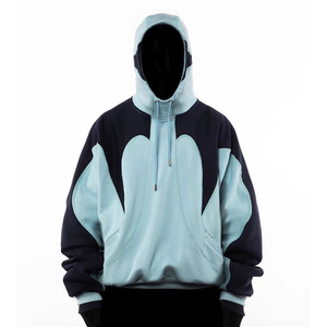 เสื้อฮู้ดดี้โอเวอร์ไซส์สำหรับผู้ชาย ผ้าฝ้าย 100% นุ่ม หนา สวมใส่สบาย คุณภาพสูง ดีไซน์ใหม่ทันสมัย - Product Image 3