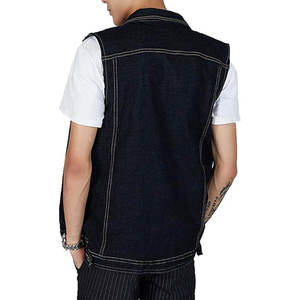 Chaleco Vaquero Reversible Impermeable de Secado Rápido de Alta Calidad para Hombre, Ropa Exterior Formal sin Mangas - Product Image 3