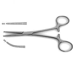 Juego de Pinzas Kocher AM ORTHO de Alta Calidad, 1x2 Dientes, Acero Inoxidable, Instrumento Manual para Cirugía Plástica, Certificado CE - Product Image 1