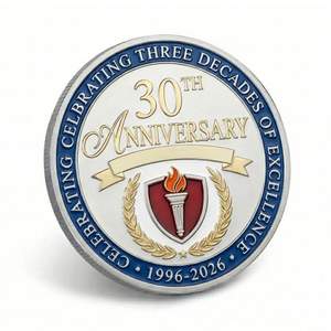 Pièces de monnaie commémoratives personnalisées avec logo pour événements et anniversaires - Product Image 1