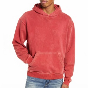 Sweat-shirt à capuche uni pour homme, coupe classique, en molleton de coton, décontracté, avec poche kangourou, pour l'hiver, imprimé sur mesure - Product Image 1