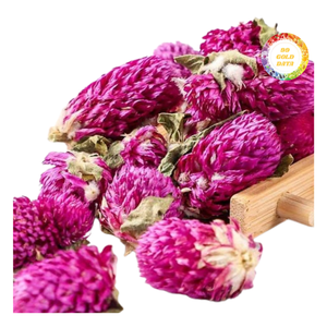 Flores de Amaranto Globo Secadas con Cuidado, de Colores Brillantes y Forma Redonda, para Decoración del Hogar, Proyectos DIY y para Té - Product Image 5