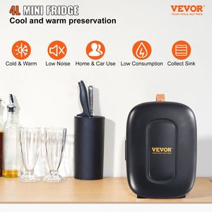 Mini Frigo Portatile AC/DC da 4 Litri/6 Lattine, Silenzioso, Raffreddatore e Riscaldatore per Bevande, Prodotti per la Cura della Pelle e Cosmetici - Product Image 2