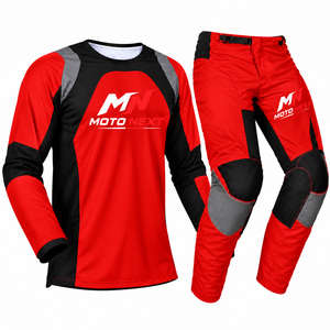 Ensemble maillot et pantalon de motocross 2026 personnalisé, imprimé par sublimation, manches longues, coupe-vent, 100 % polyester, en vente en ligne - Product Image 1