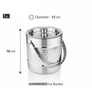 Seau à glace en acier inoxydable de qualité supérieure, refroidisseur à vin en métal, accessoires pour fêtes et fêtes de fin d'année, décoration de table, seau à champagne - Product Image 6