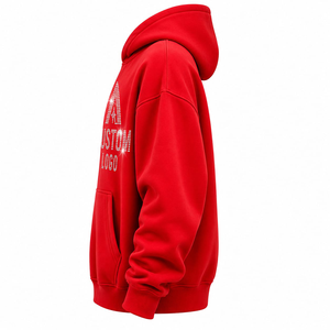 Sudadera con Capucha Premium Personalizada con Logotipo de Pedrería |   Sudadera con Capucha de Forro Polar Grueso para Hombre y Mujer - Product Image 4