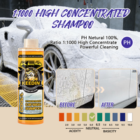 Shampooing pour lavage de voiture à la formule 1:1000, 500 ml, KEEDIN KE-4, brillance élevée, savon pour lavage de voiture, shampooing pour voiture
