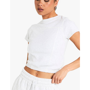 Ensemble d'été pour femmes, tenue de sport respirante en polyester/coton, 2 pièces, pour tennis et basketball, longueur standard, par un fabricant de vêtements - Product Image 2