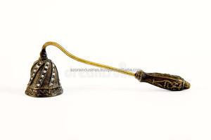 Premium Decorative metal Candle Snuffer Elegant for Home Hotel Snuffing Usage Pure Solid <b>Brass</b> Hand Made by Azora Industries - Product Image 2