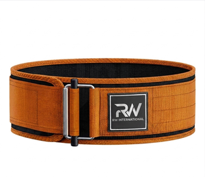RW International <b>Weight</b> Lifting Belt Neoprene Adjustable Waist Support Buckle Closure Unisex Strength <b>Training</b> - Product Image 5