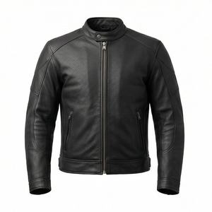 Chaqueta de Motociclista de Cuero Genuino para Hombre de la Mejor Calidad, Nueva Colección de Invierno, Chaquetas de Motocicleta con Protecciones Desmontables Personalizadas - Product Image 1