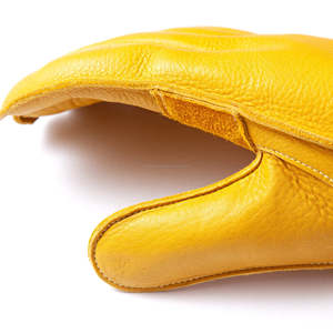 Gants en cuir de vachette pour femmes pour l'extérieur, le voyage et la protection des mains avec poignet réglable Gants de jardinage courts du Pakistan - Product Image 6
