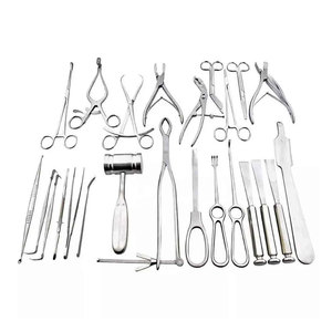 Juego Básico de Cirugía Ortopédica de 25 Piezas, Kit de Instrumentos Quirúrgicos para Procedimientos Óseos de Calidad Premium, Acero Inoxidable, Manual, Certificado CE - Product Image 1