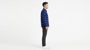 Men's Plaid Flannel <b>Shirt</b> Long Sleeve Button Front Casual Woven Check <b>Shirt</b> for Everyday Wear - Product Image 4