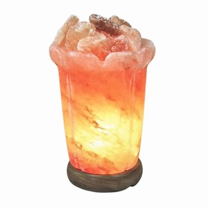 Lampe en sel rose de l'Himalaya en cristal naturel, lampe de nuit décorative, exportateur certifié CE UL - Product Image 1