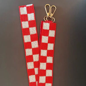 Sangles de sac à main en résine dorée style baroque, chaînes de téléphone pour poignet, lanières perlées irrégulières en acrylique et métal pour sac à main - Product Image 4